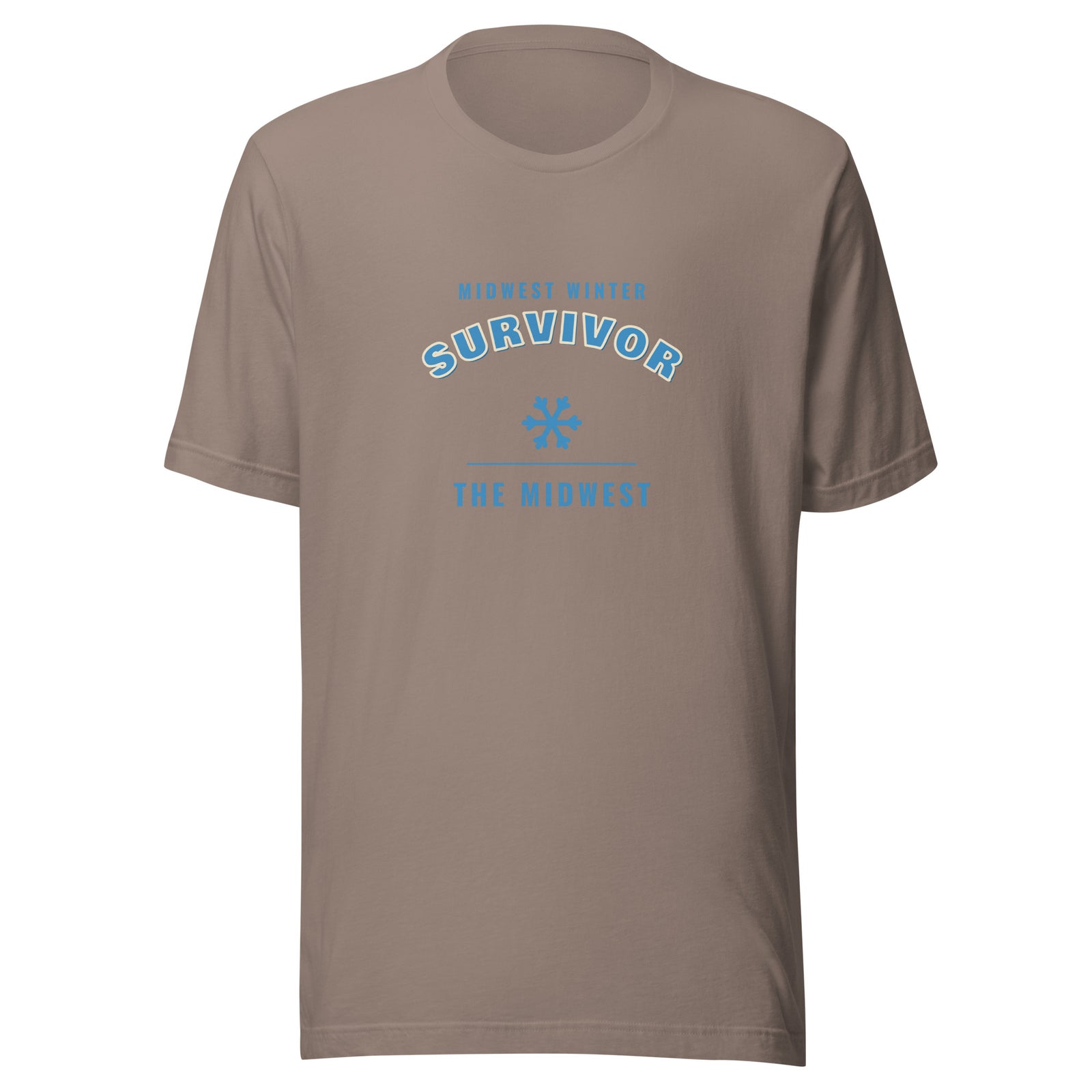 Midwest Winter Survivor – Tee – Pebble