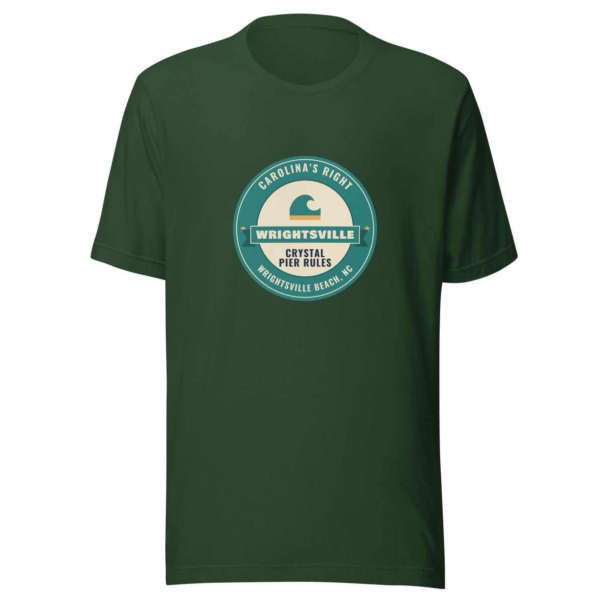 Wrightsville Beach Carolina's Right Crystal Pier Rules – Tee – Forest