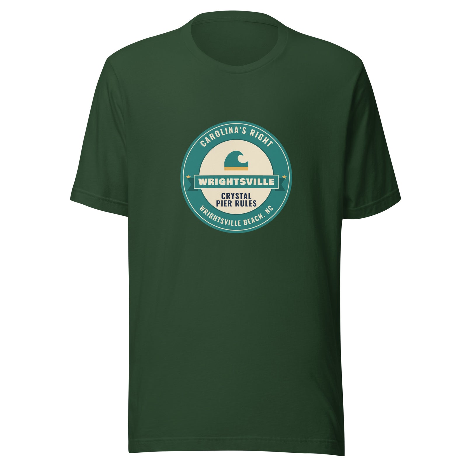 Wrightsville Beach Carolina's Right Crystal Pier Rules – Tee – Forest