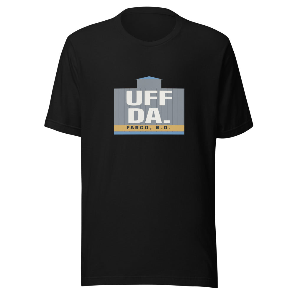 Fargo tee that says Uff Da.