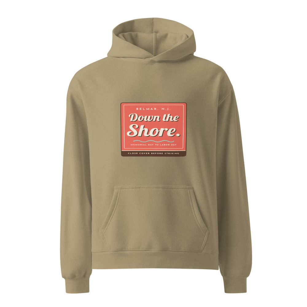 Belmar hoodie that says Down the Shore