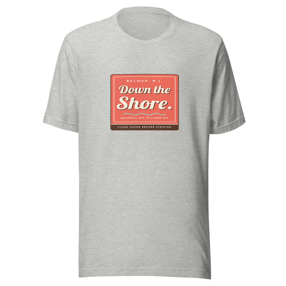 Belmar tee that says Down the Shore