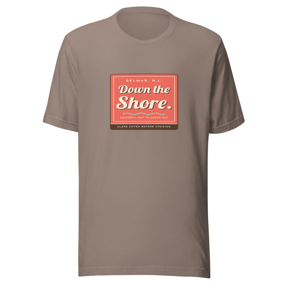 Belmar tee that says Down the Shore