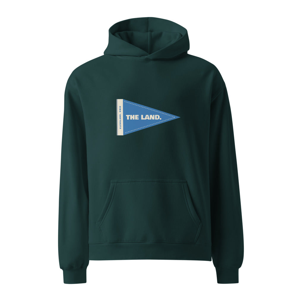 Cleveland hoodie that says The Land.