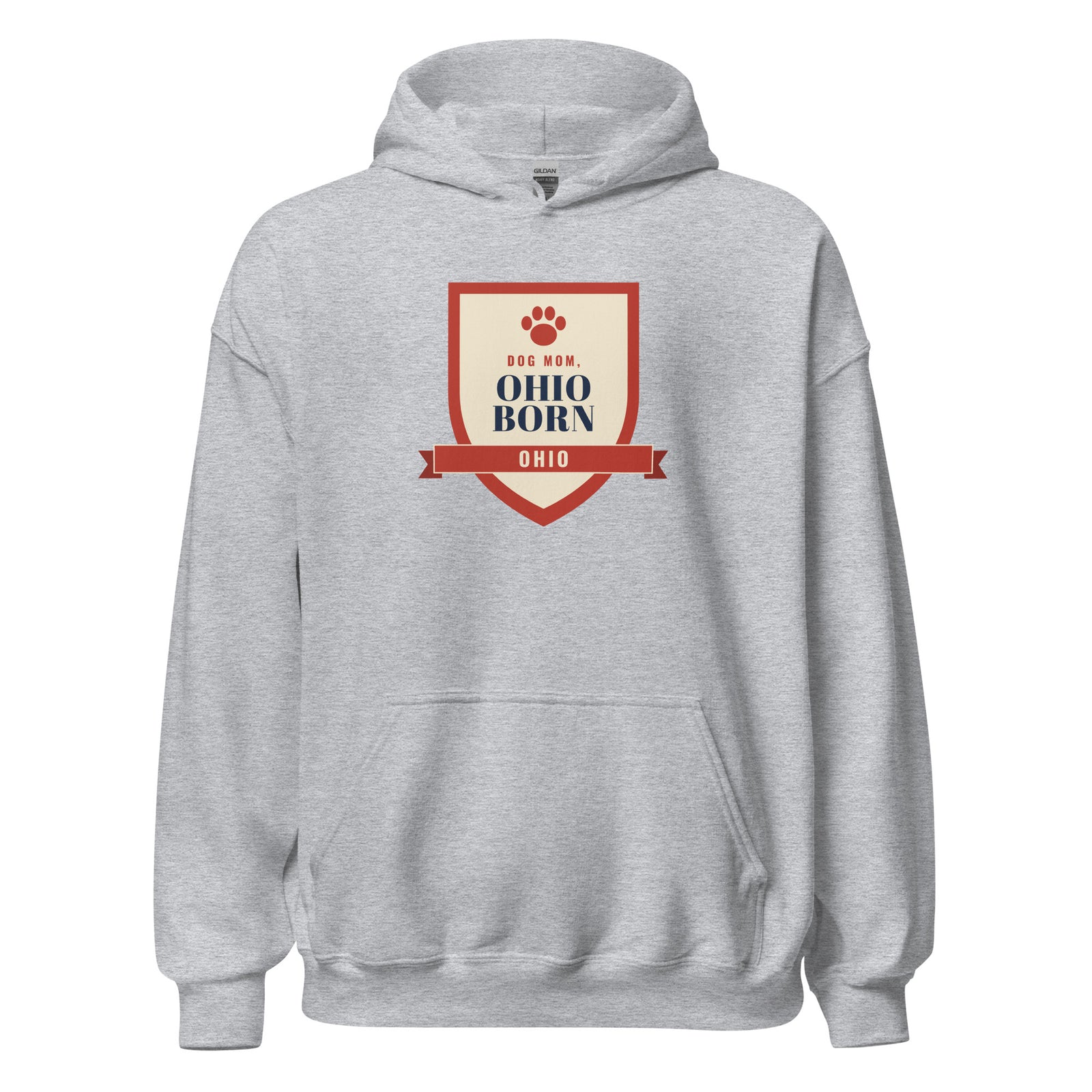 Dog Mom Ohio Born – Hoodie – Black