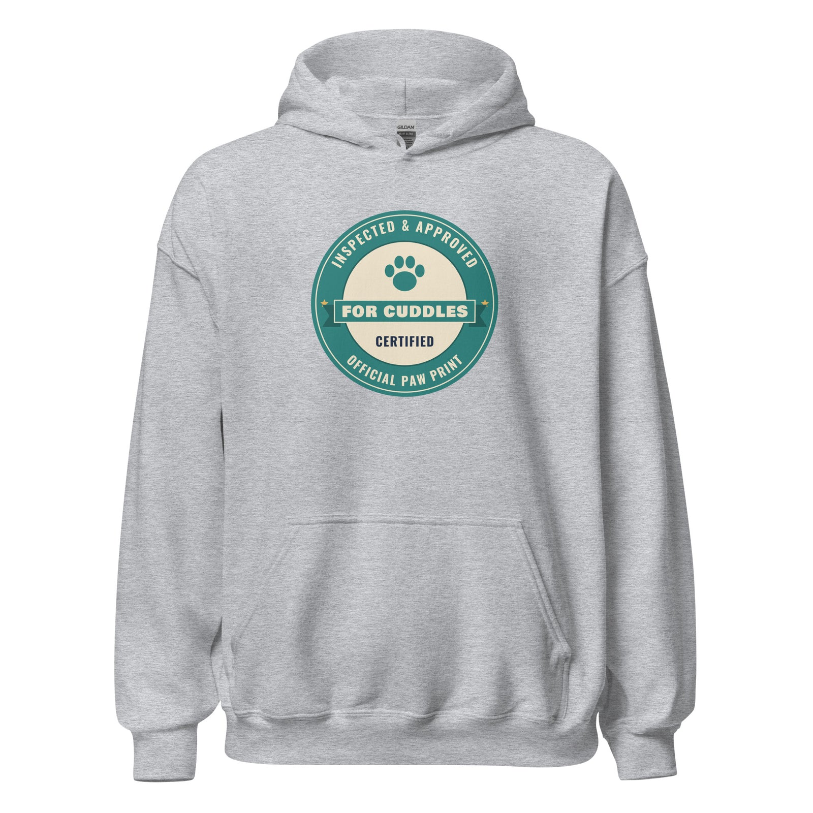 Inspected & Approved for Cuddles – Hoodie – Black