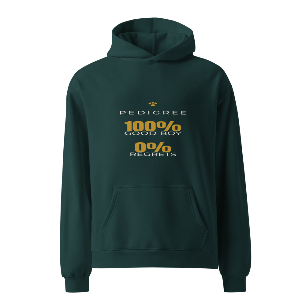 Hoodie Pine Green front
