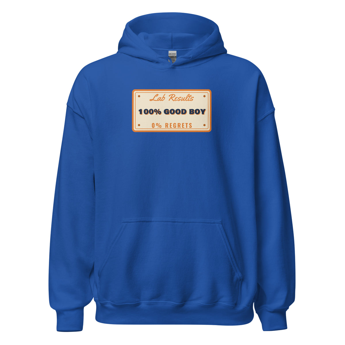 Pedigree 100% Good Boy 0% Regrets – Hoodie – Royal