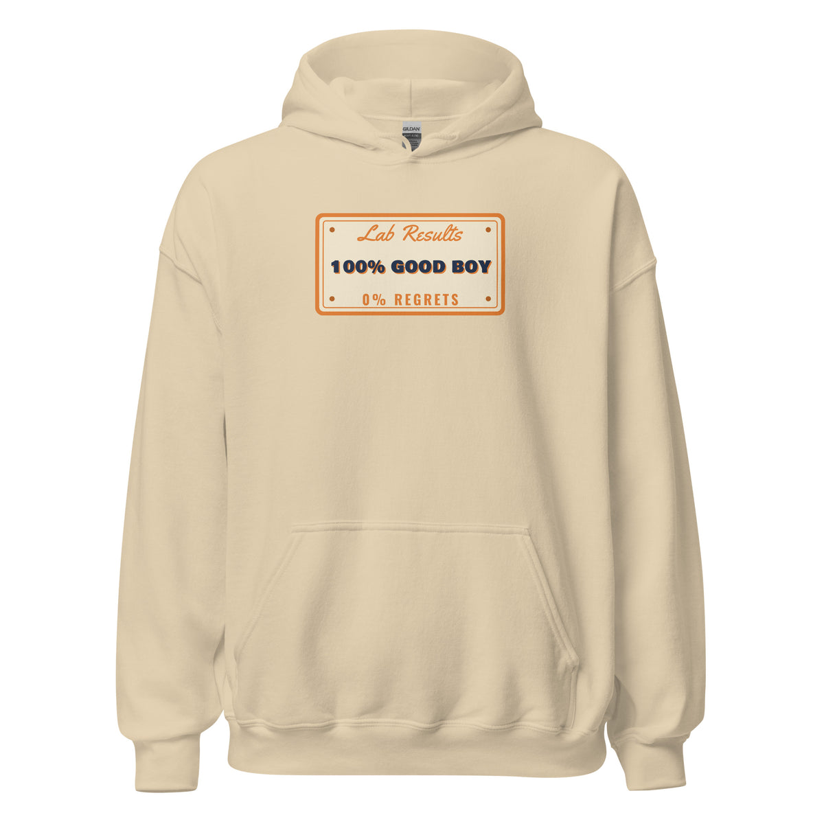 Pedigree 100% Good Boy 0% Regrets – Hoodie – Sand