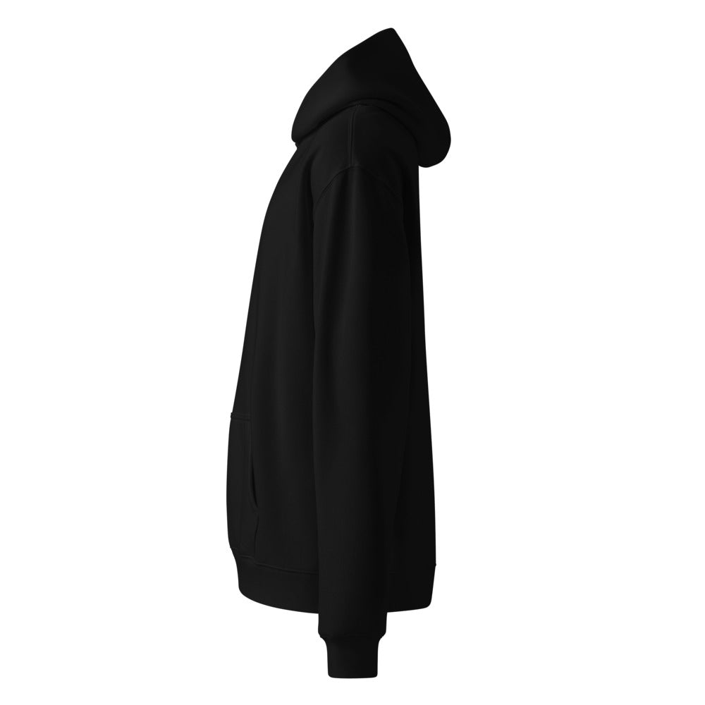 Black hoodie side blank