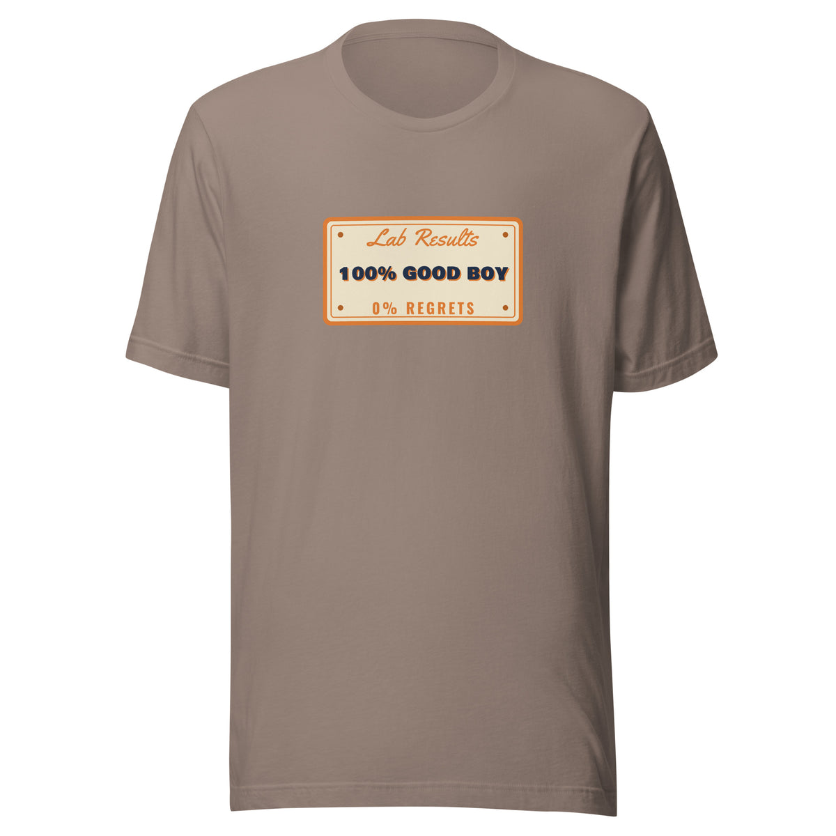 Pedigree 100% Good Boy 0% Regrets – Tee – Pebble