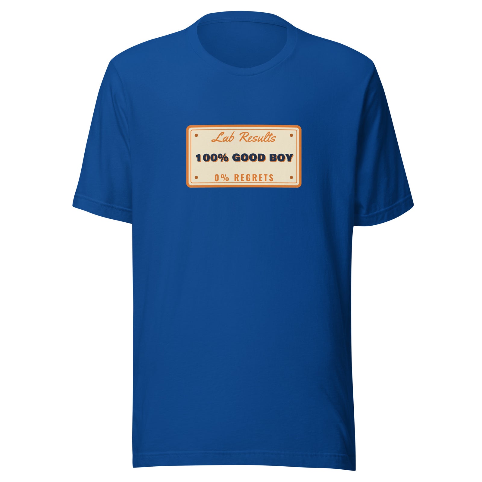Pedigree 100% Good Boy 0% Regrets – Tee – Royal