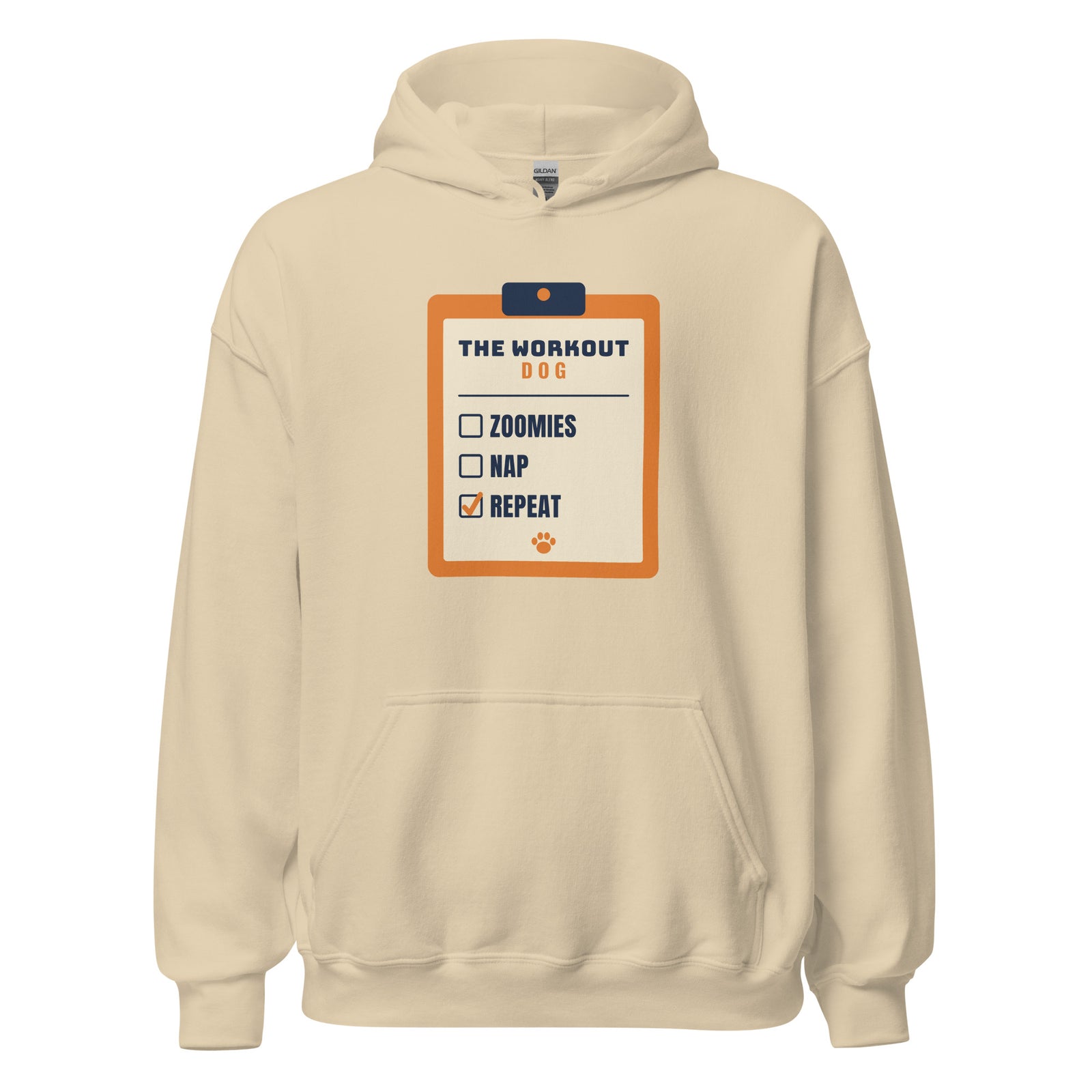 Zoomies Nap Repeat – Hoodie – Sand
