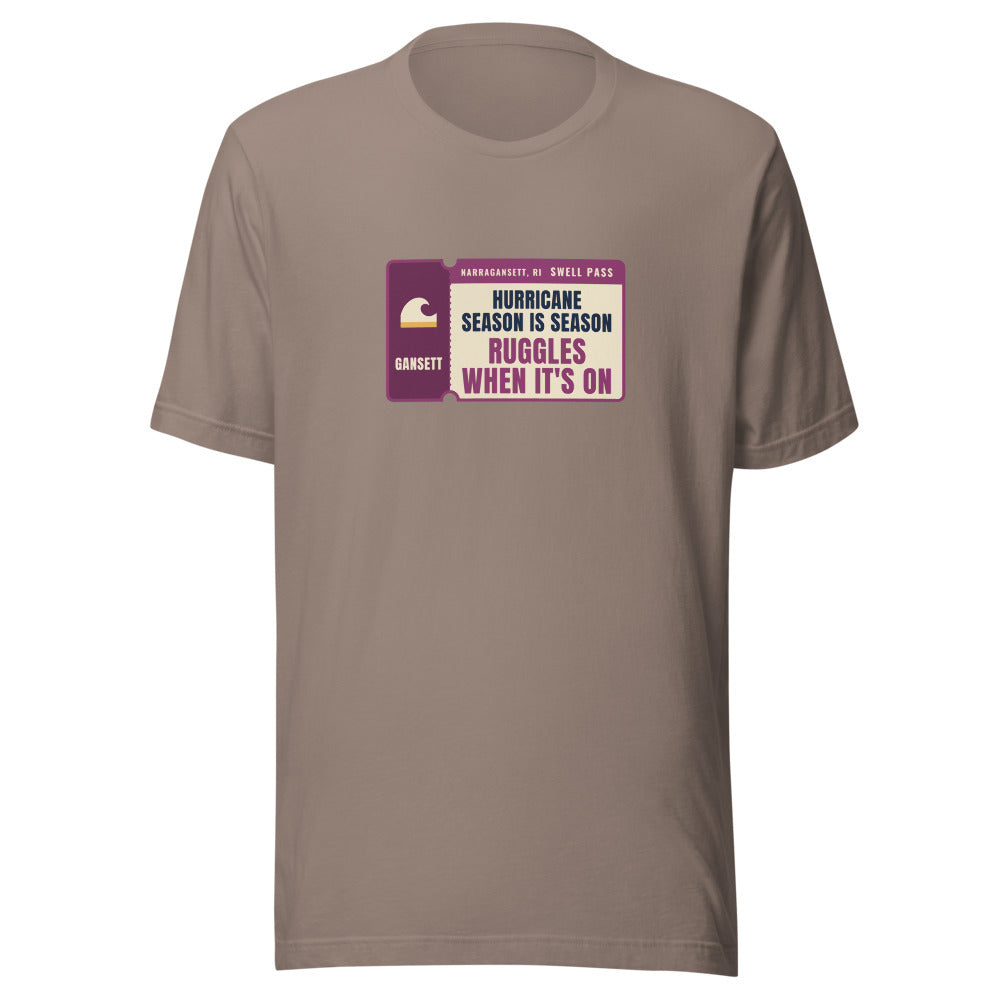 Narragansett Hurricane Season Is Season Ruggles When It's On – Tee – Pebble
