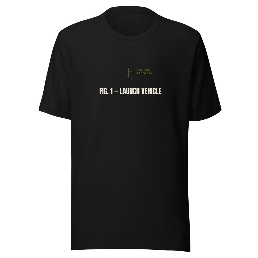 Blueprint Fig. 1 Launch Vehicle – Tee – Black