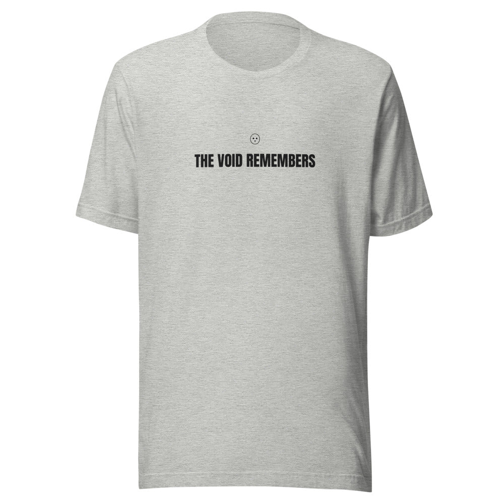 Cosmic Horror The Void Remembers – Tee – Athletic Heather
