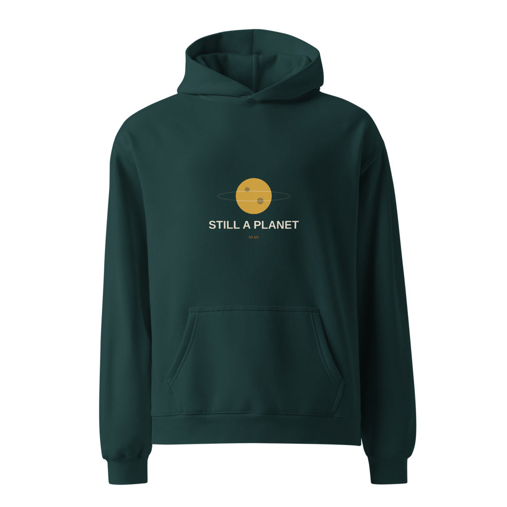 Hoodie Pine Green front