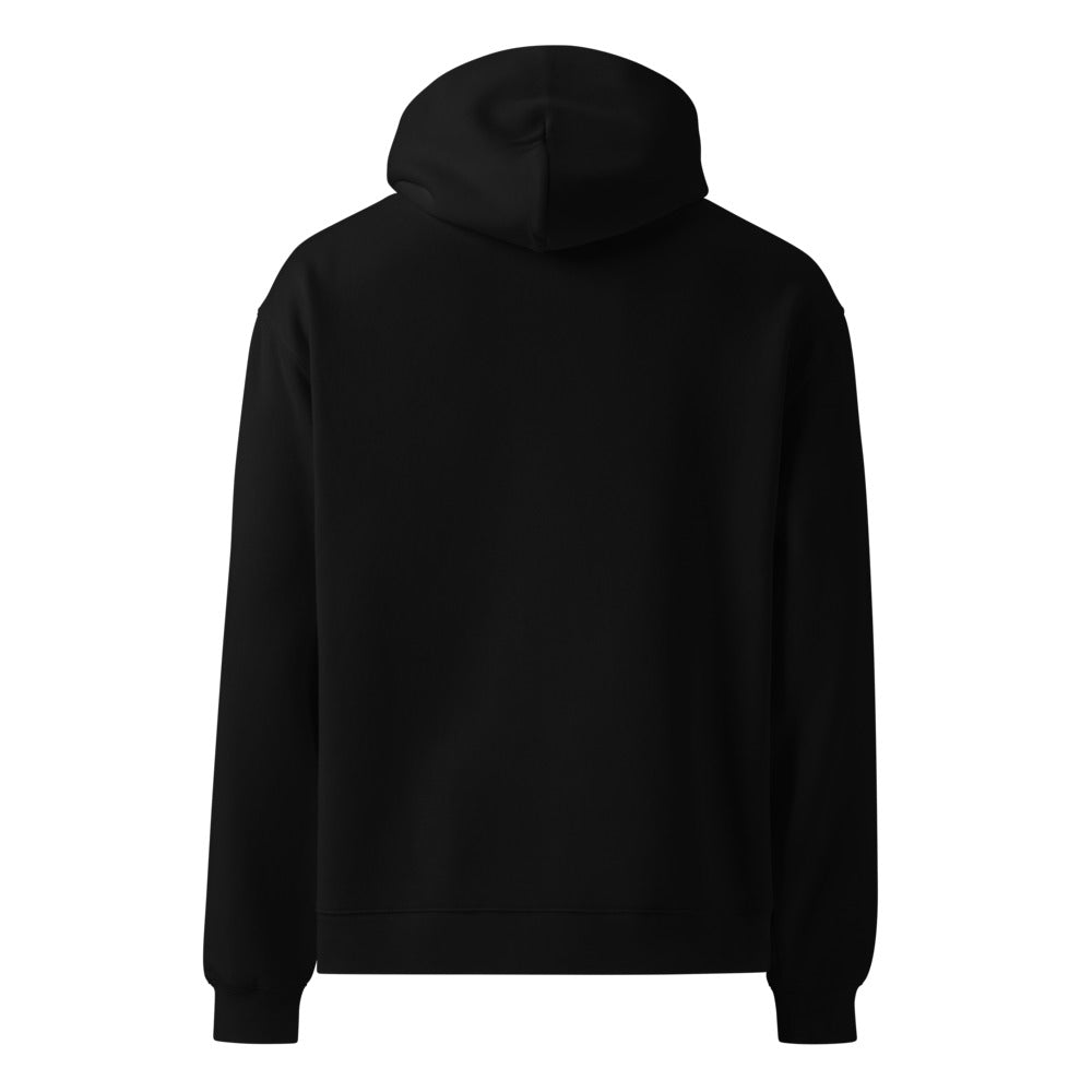 Black hoodie back blank