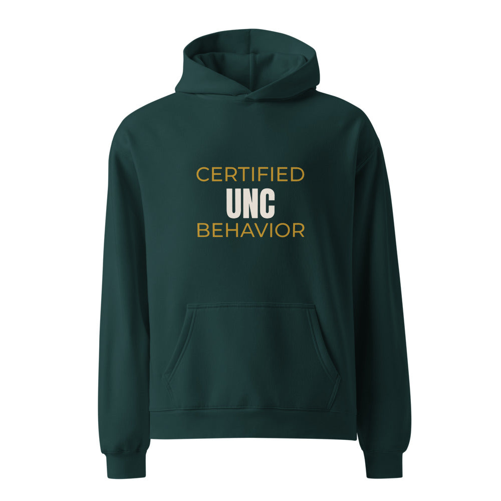 Hoodie Pine Green front