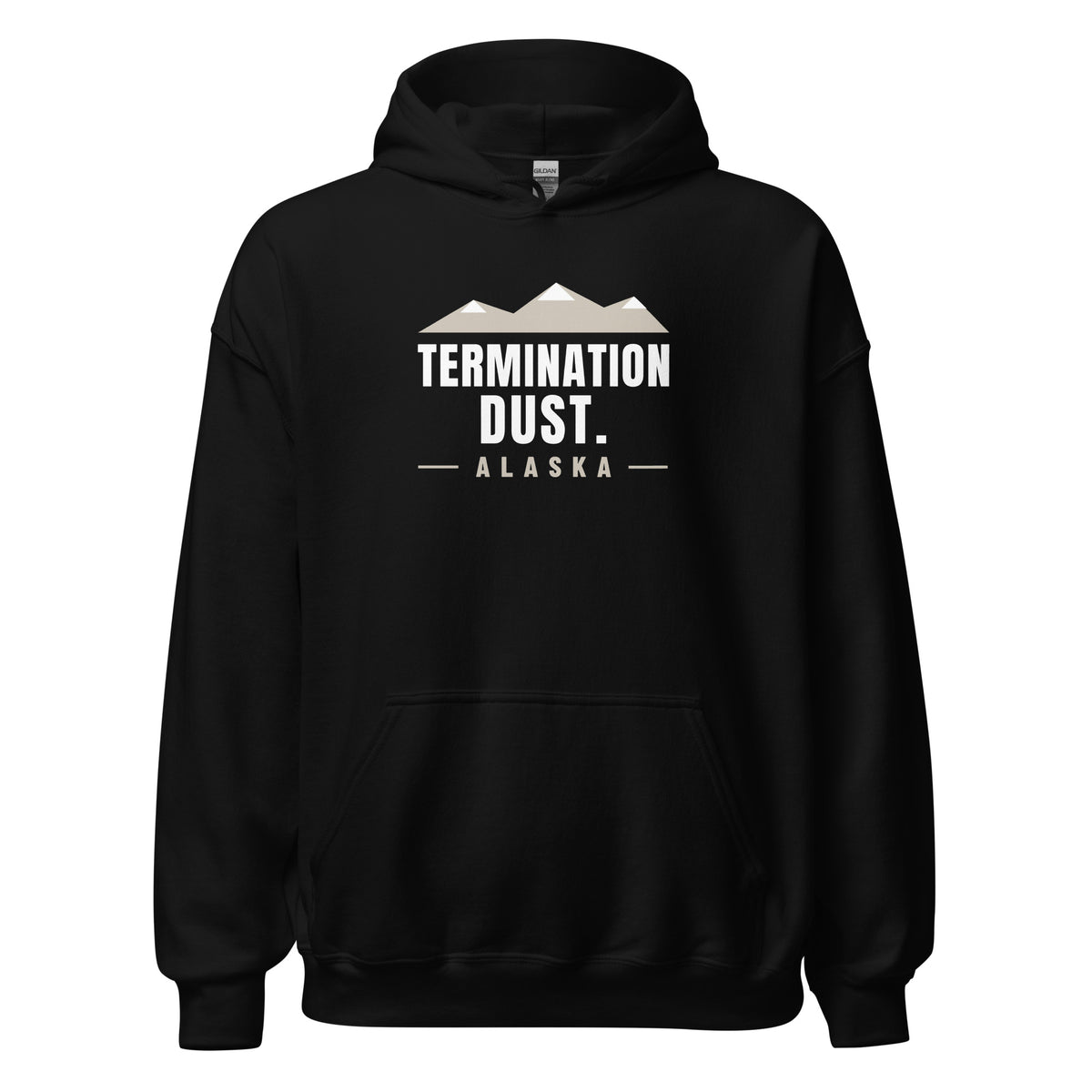 Alaska Termination Dust. – Hoodie – Black