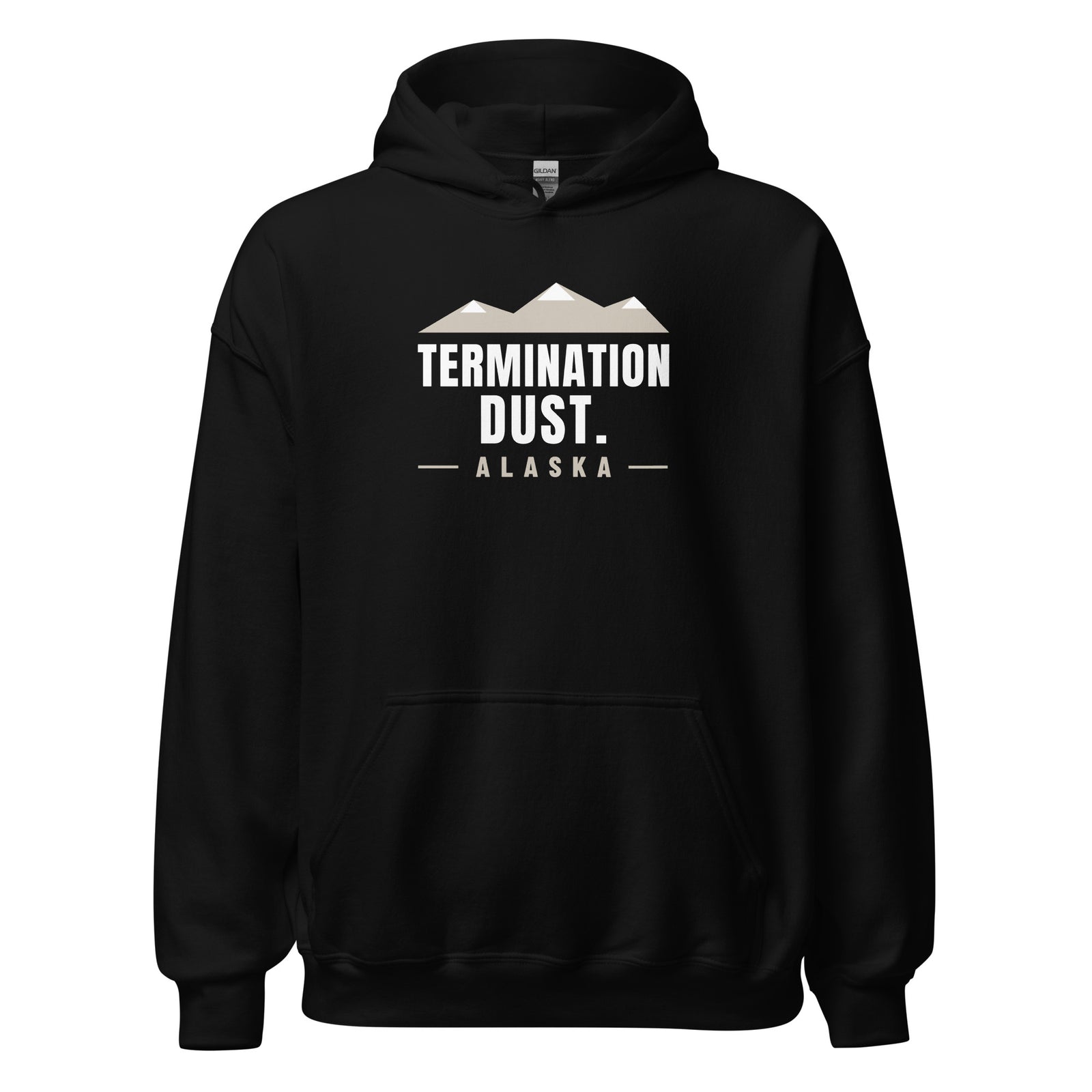 Alaska Termination Dust. – Hoodie – Black