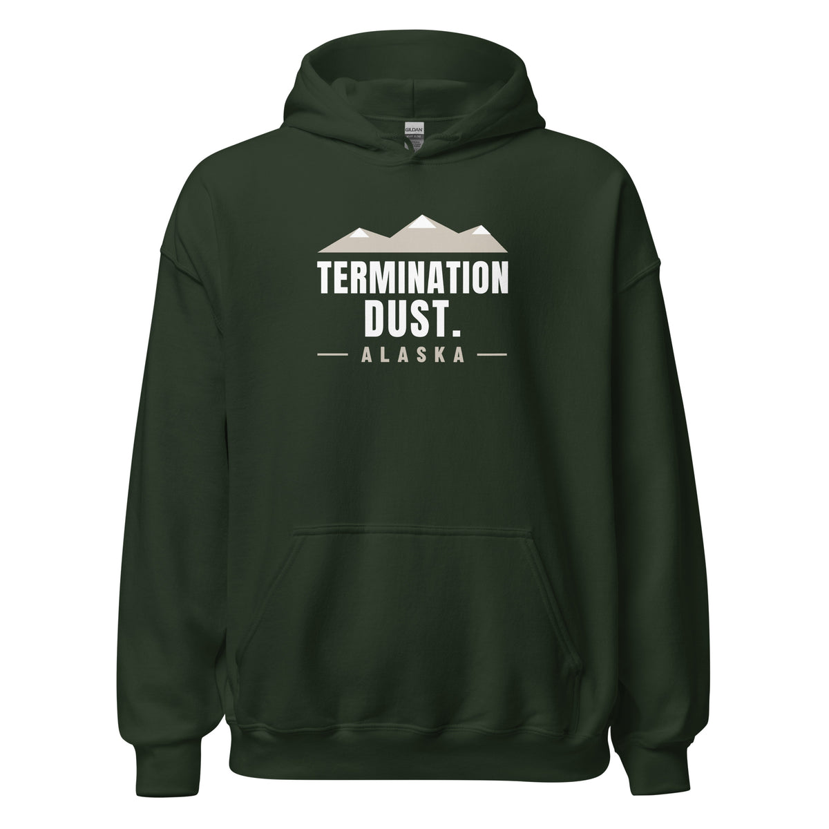 Alaska Termination Dust. – Hoodie – Forest