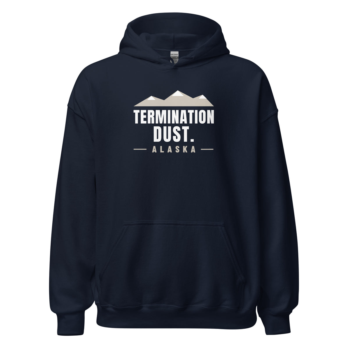 Alaska Termination Dust. – Hoodie – Navy