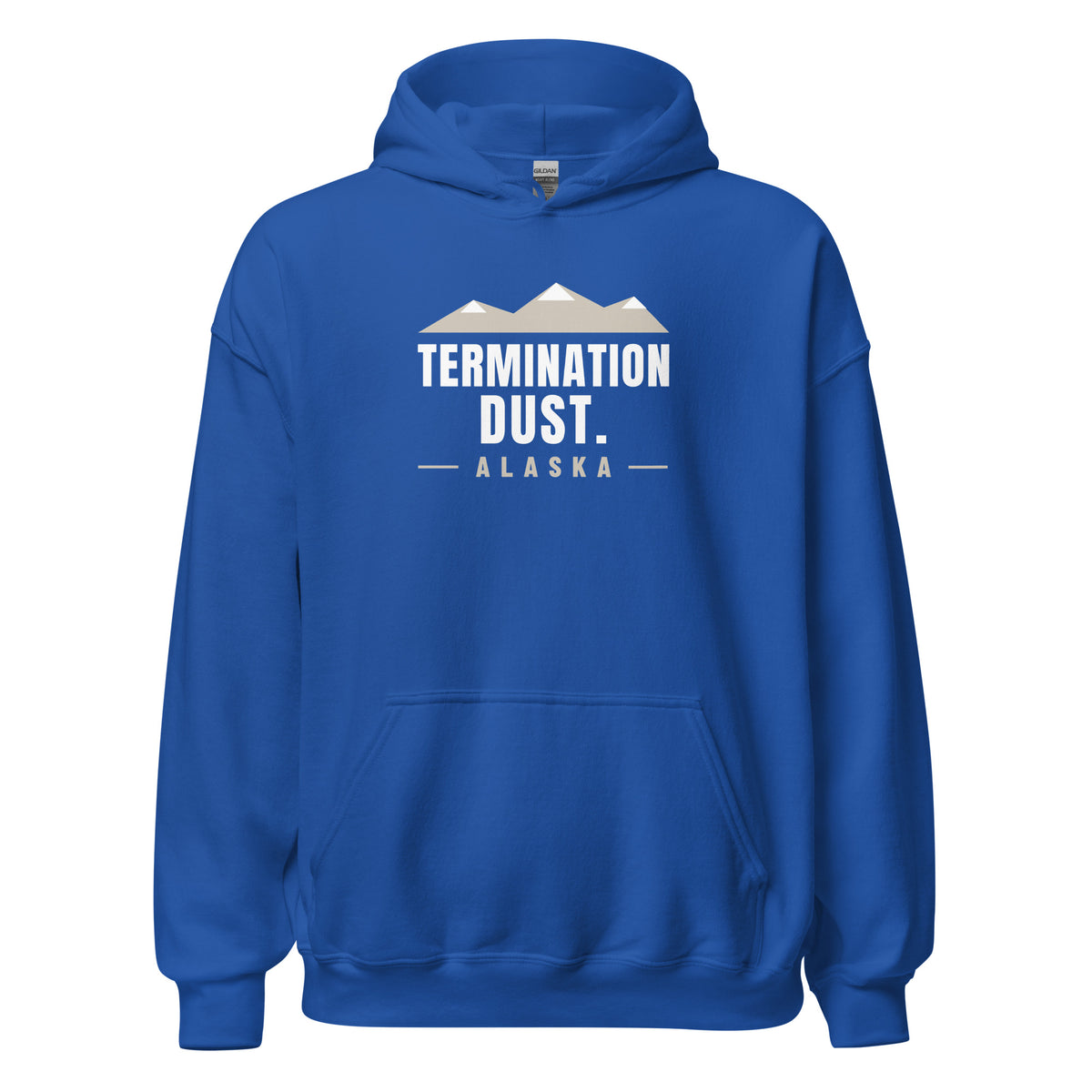 Alaska Termination Dust. – Hoodie – Royal