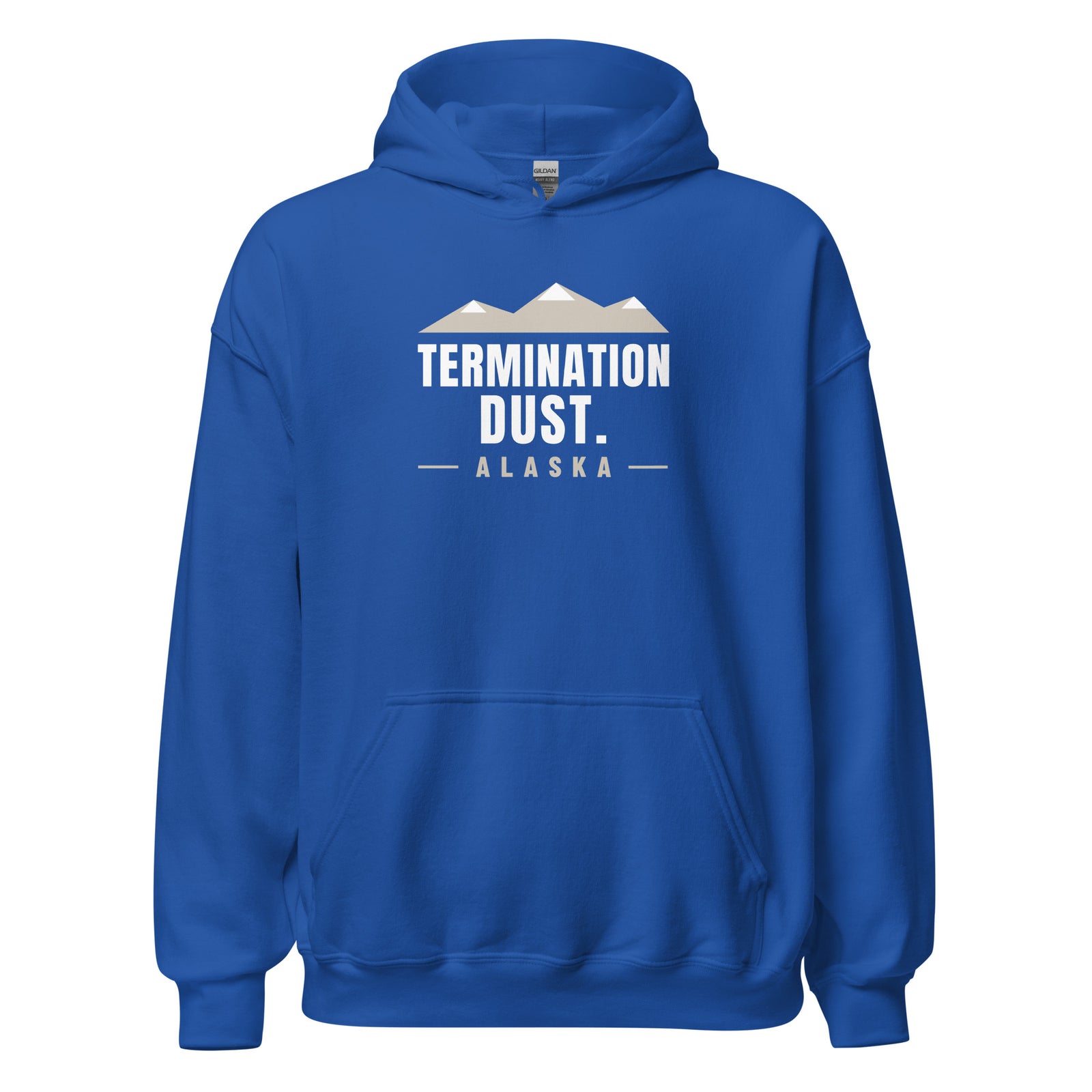Alaska Termination Dust. – Hoodie – Royal