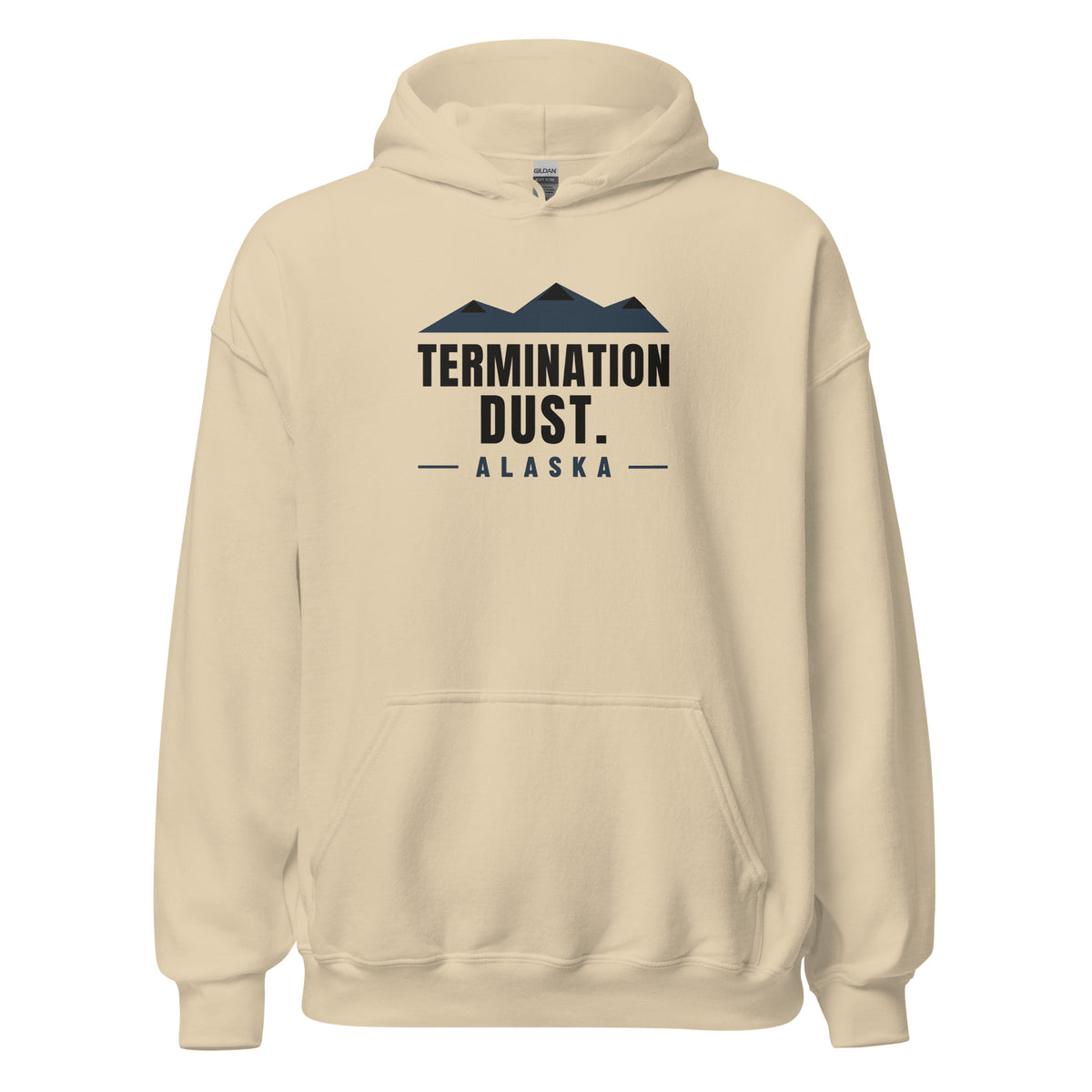 Alaska Termination Dust. – Hoodie – Sand