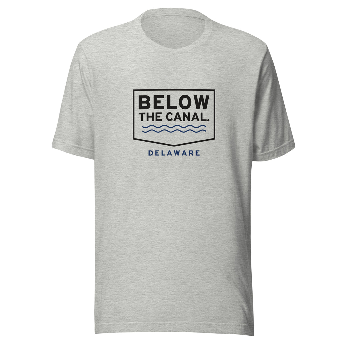 Delaware Below The Canal. – Tee – Heather Grey