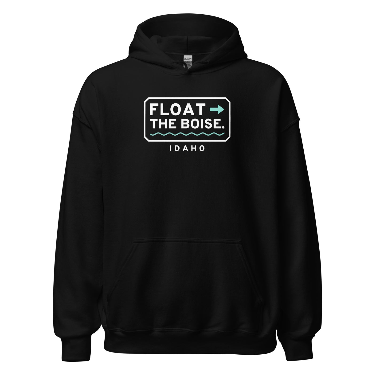 Idaho Float The Boise. – Hoodie – Black