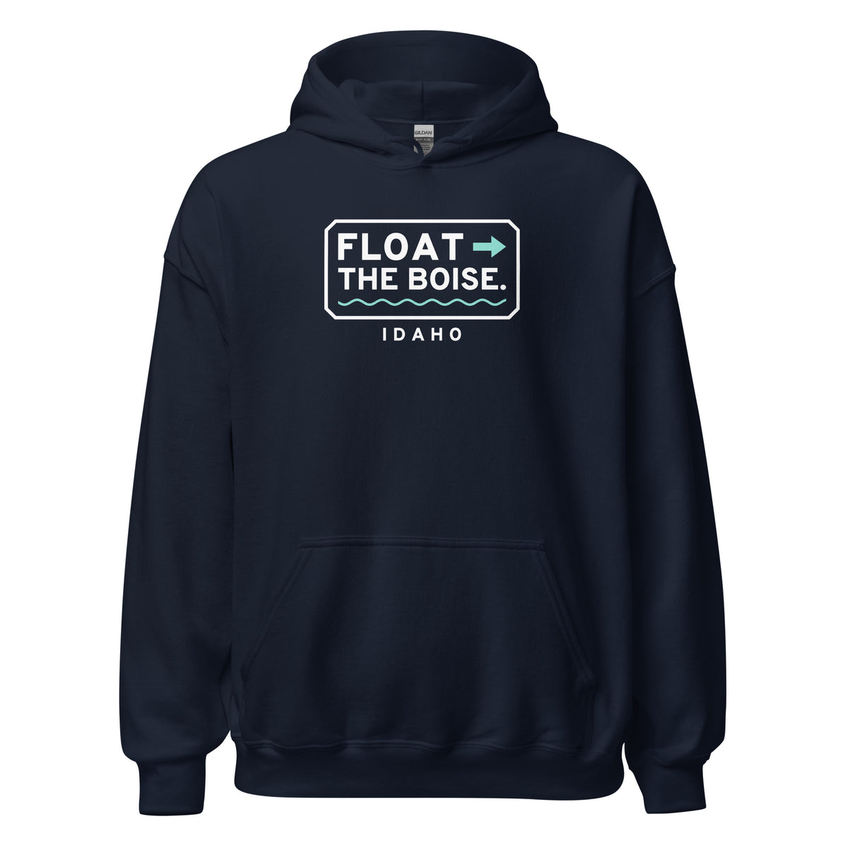 Idaho Float The Boise. – Hoodie – Navy