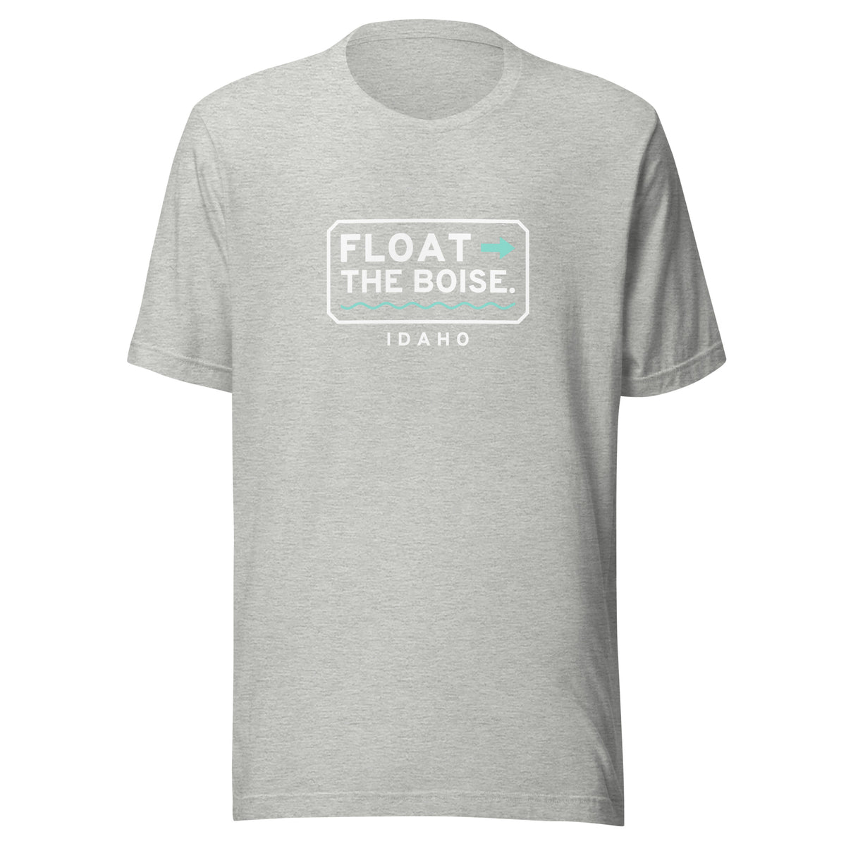 Idaho Float The Boise. – Tee – Heather Grey