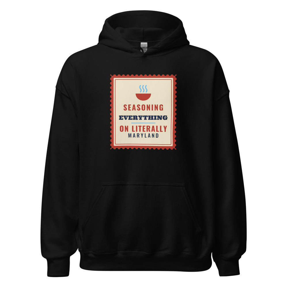 Maryland Seasoning On Literally Everything – Hoodie – Black