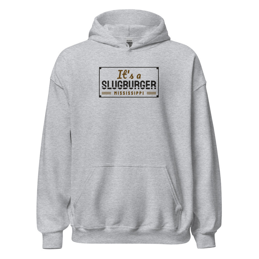 Mississippi It's A Slugburger. – Hoodie – Heather Grey