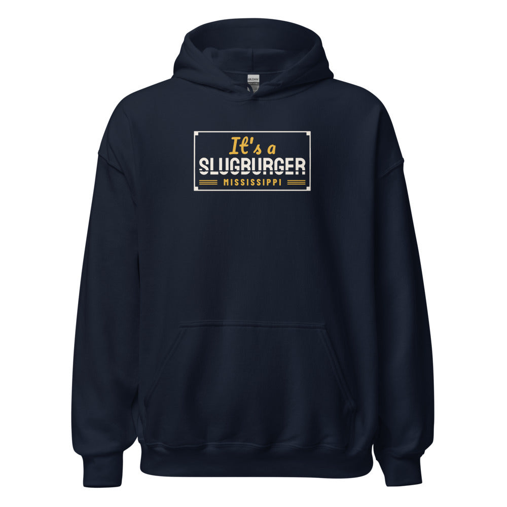 Mississippi It's A Slugburger. – Hoodie – Navy