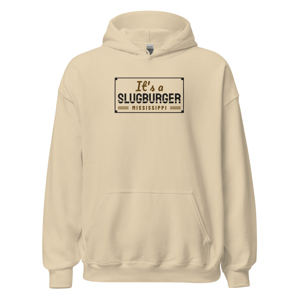 Mississippi It's A Slugburger. – Hoodie – Sand