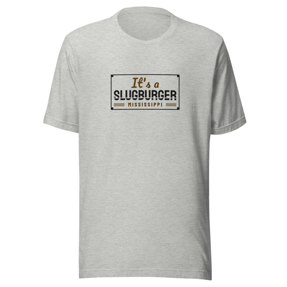 Mississippi It's A Slugburger. – Tee – Heather Grey
