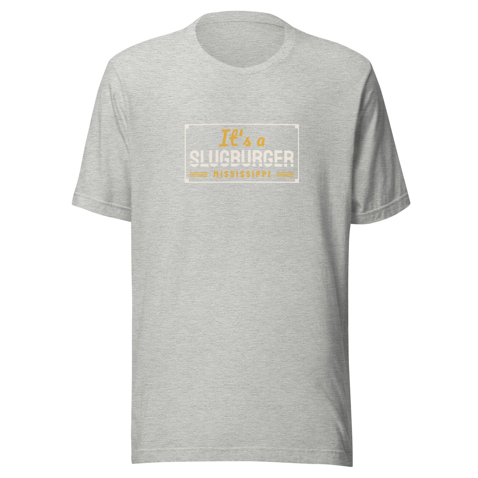 Mississippi It's A Slugburger. – Tee – Heather Grey