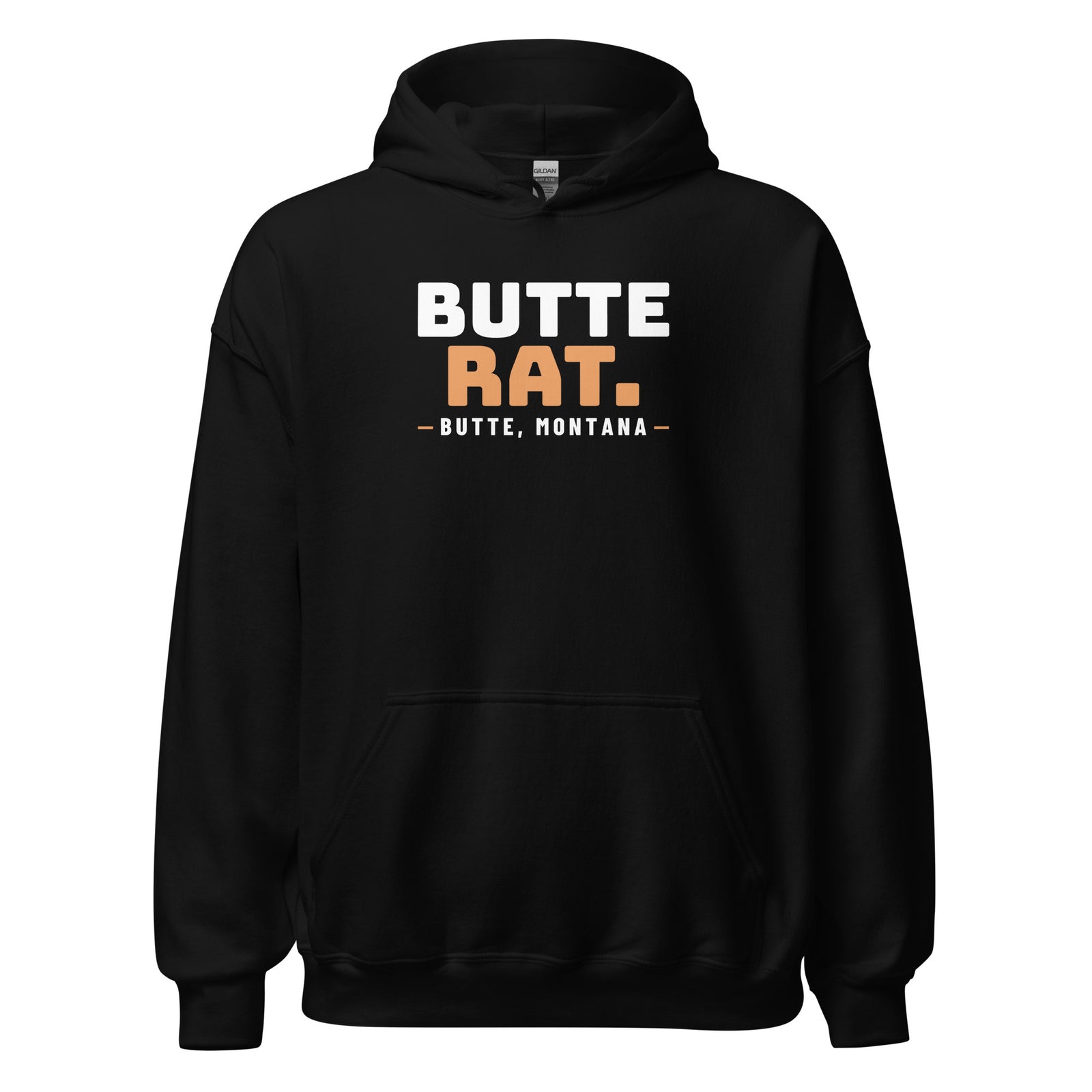 Montana Butte Rat. – Hoodie – Black