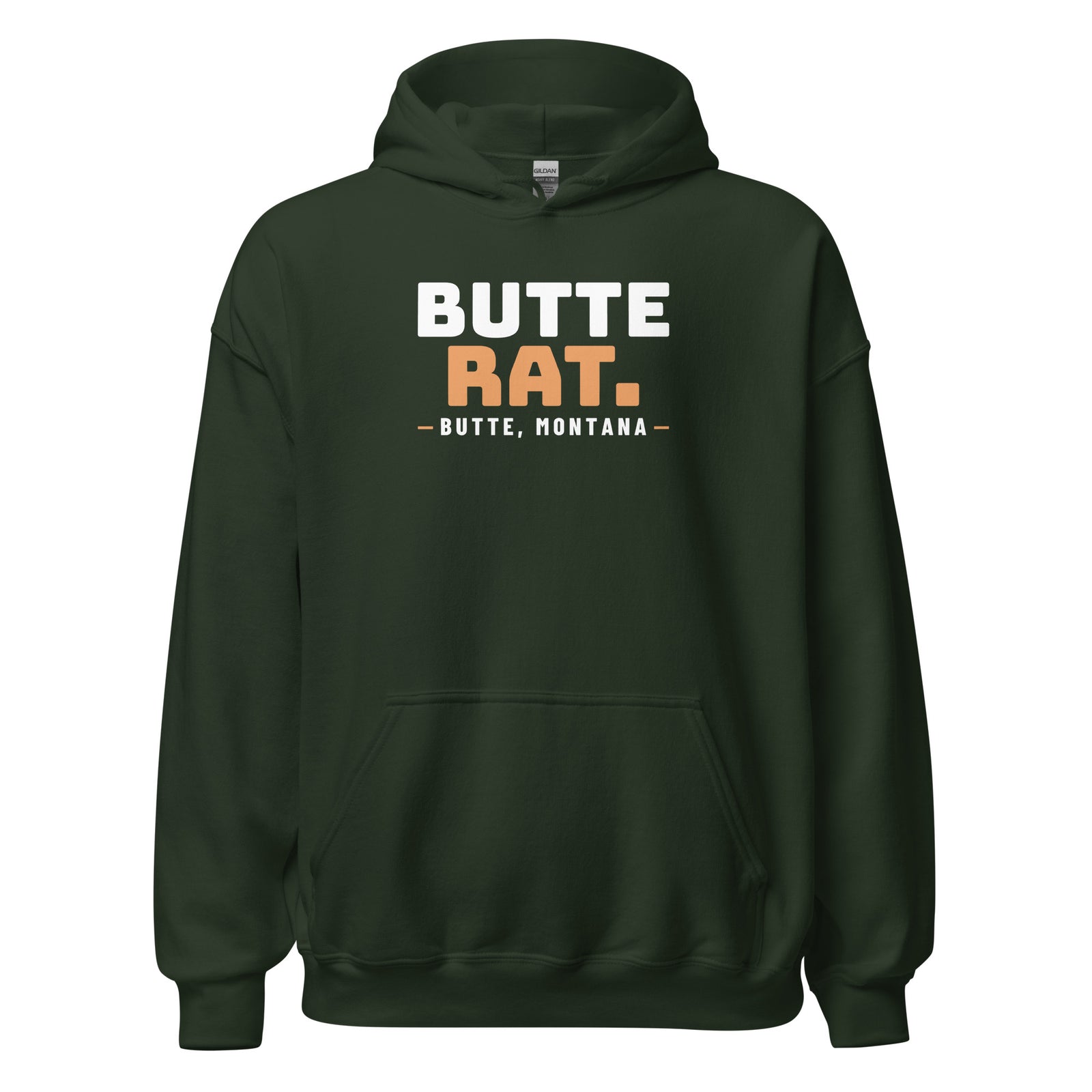 Montana Butte Rat. – Hoodie – Forest