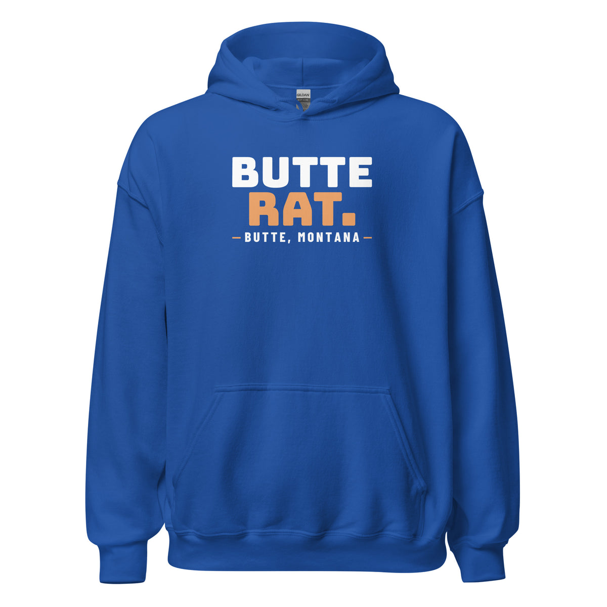 Montana Butte Rat. – Hoodie – Royal