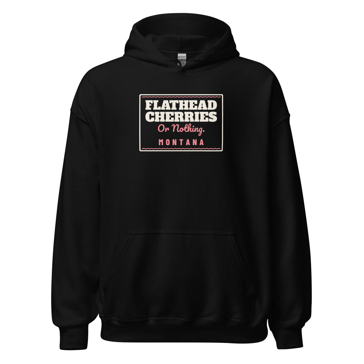 Montana Flathead Cherries Or Nothing. – Hoodie – Black