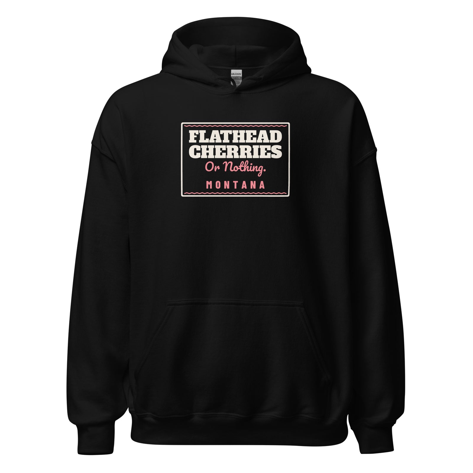 Montana Flathead Cherries Or Nothing. – Hoodie – Black