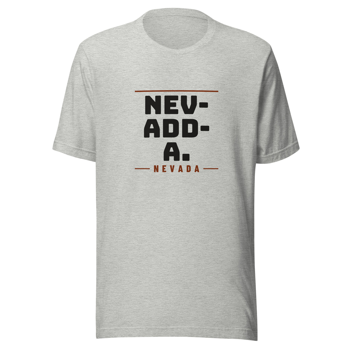 Nevada Nev-Add-A. – Tee – Heather Grey