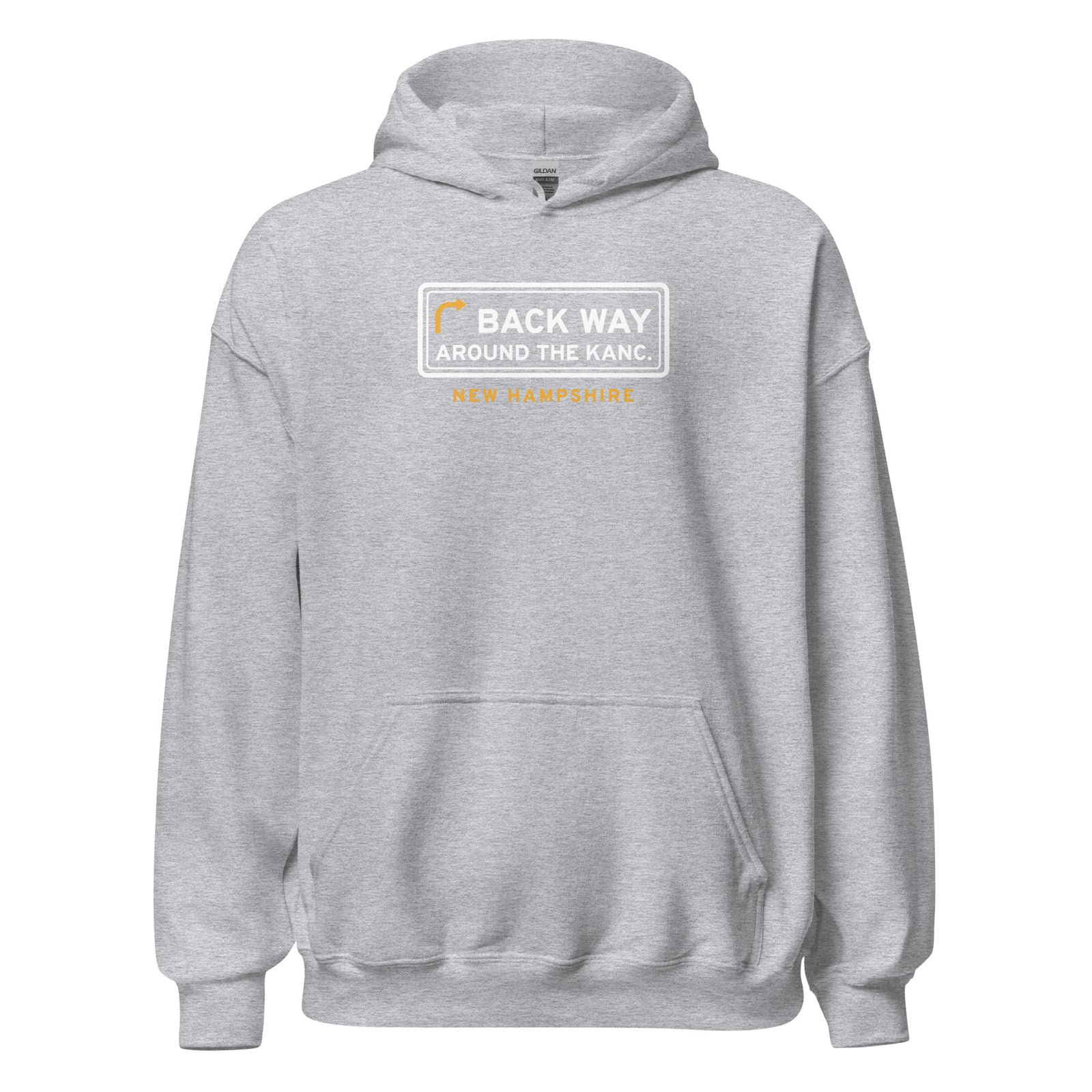 New Hampshire Back Way Around The Kanc. – Hoodie – Black