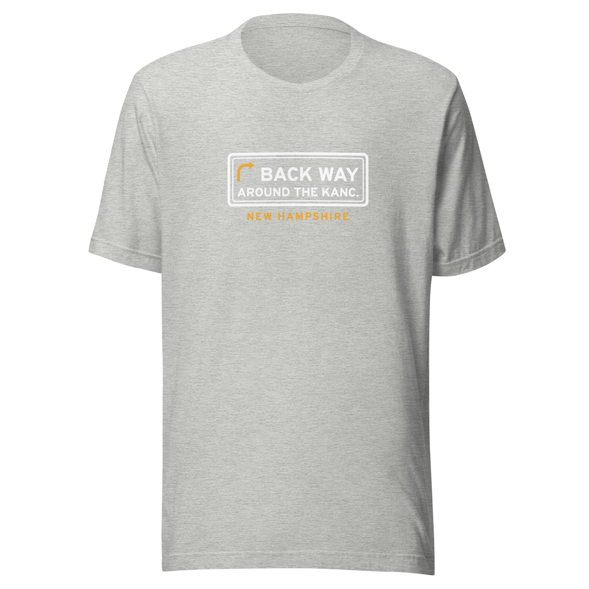 New Hampshire Back Way Around The Kanc. – Tee – Heather Grey