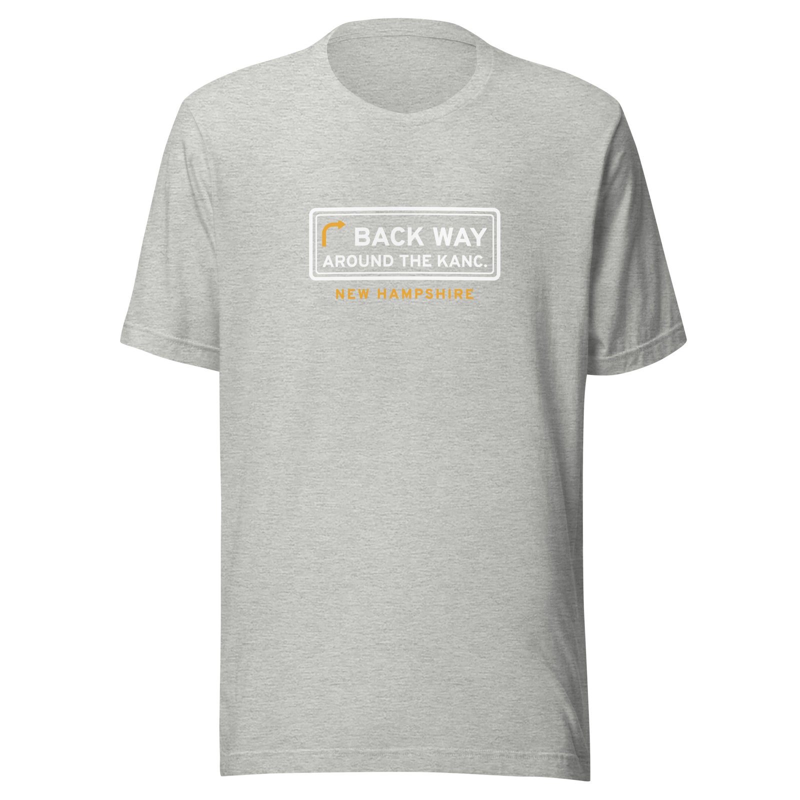 New Hampshire Back Way Around The Kanc. – Tee – Heather Grey