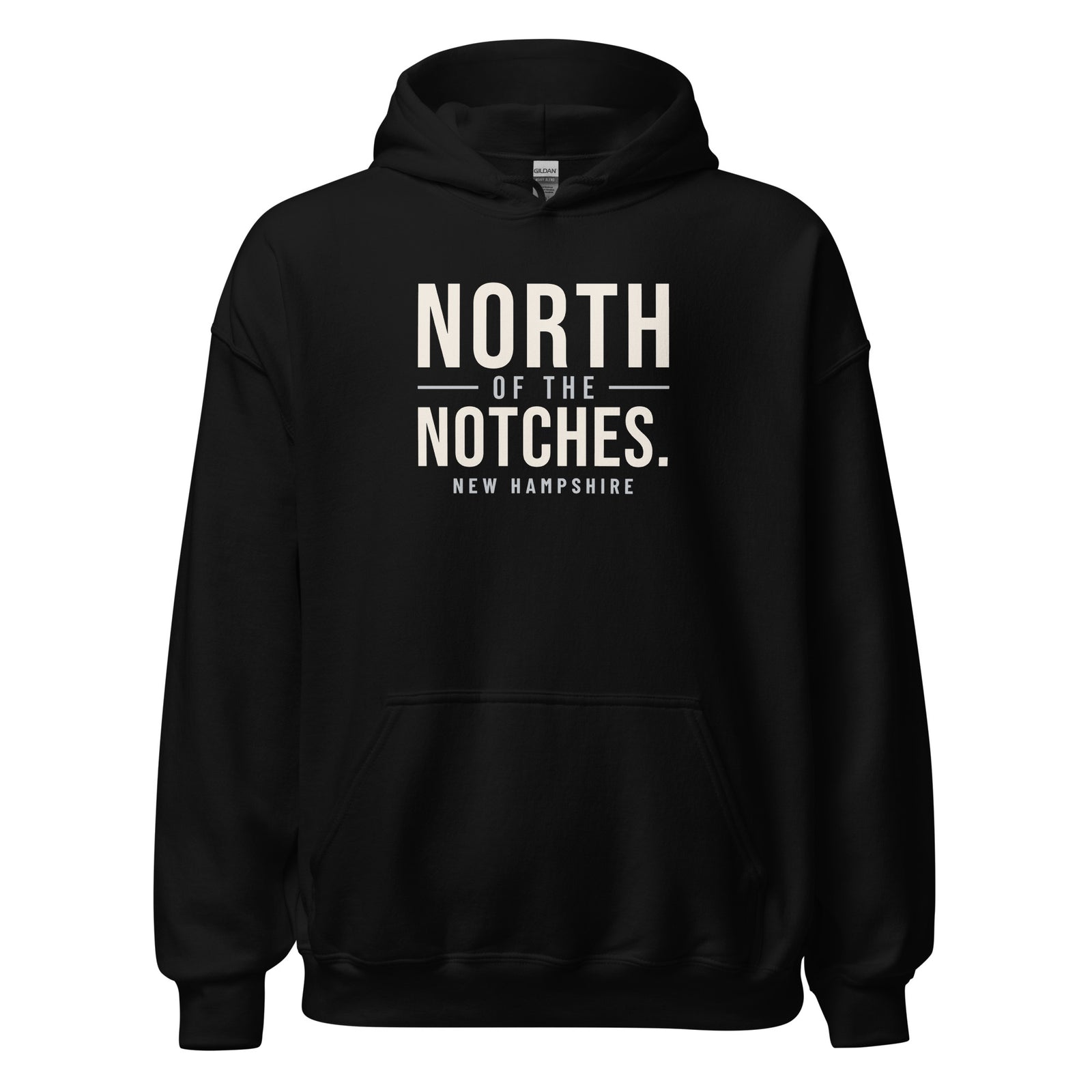 New Hampshire North Of The Notches. – Hoodie – Black